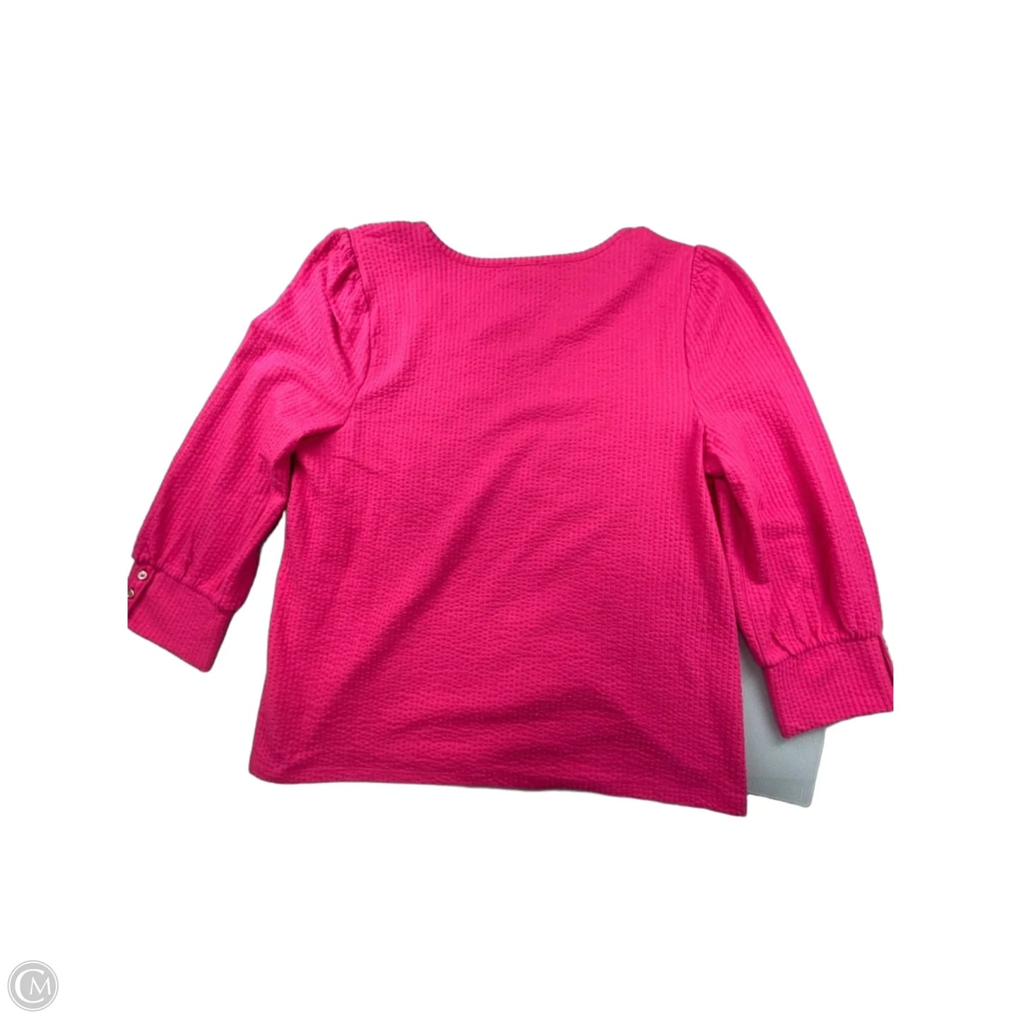 Top Long Sleeve By Talbots In Pink, Size: L
