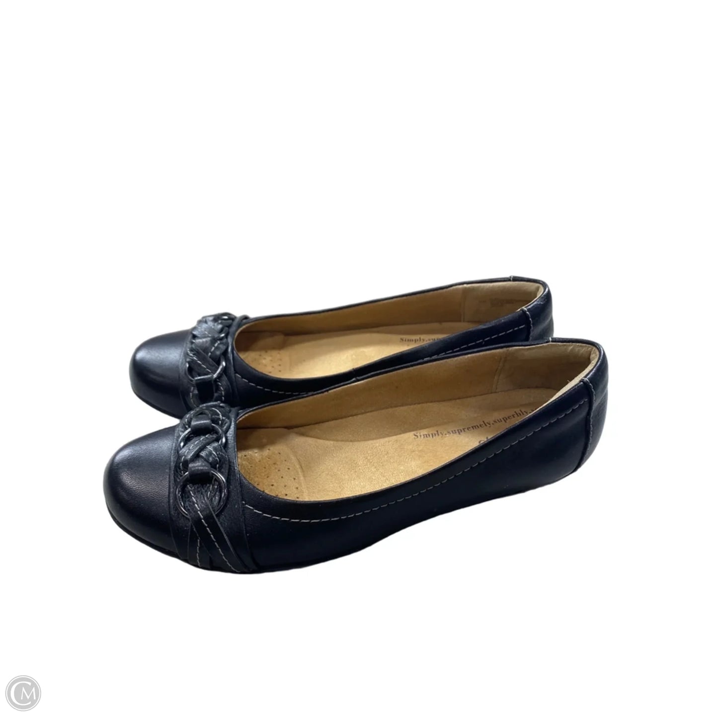 Shoes Flats By Talbots In Black, Size: 9.5