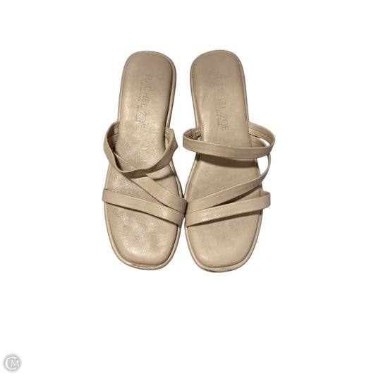 Sandals Heels Block By Jones New York In Mauve, Size: 6