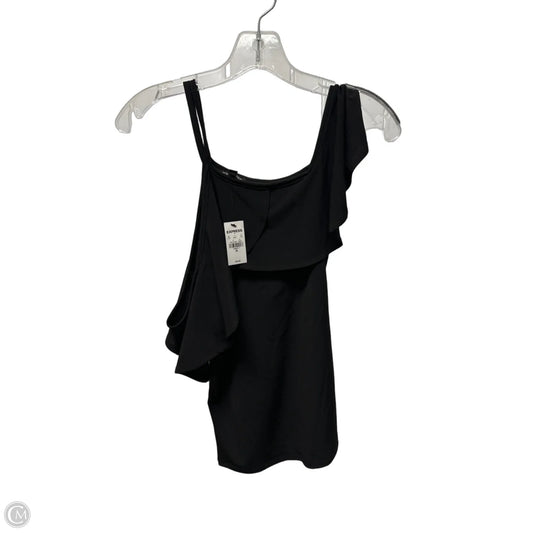 Top Short Sleeve By Express In Black, Size: Xs