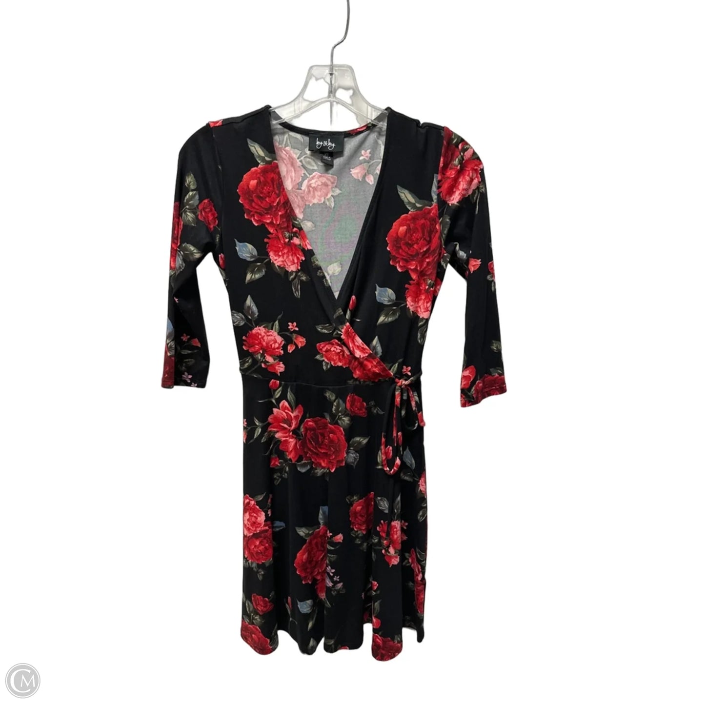Dress Casual Short By By & By In Floral Print, Size: Xs
