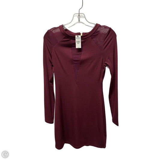 Dress Party Short By 1.state In Maroon, Size: Xs