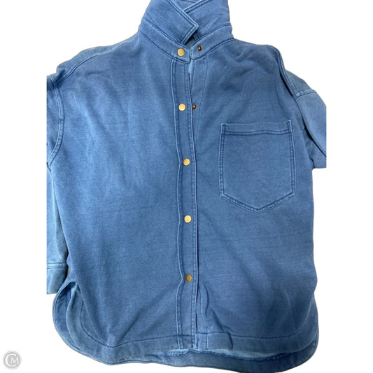 Top Long Sleeve By Gottex In Blue, Size: Xs