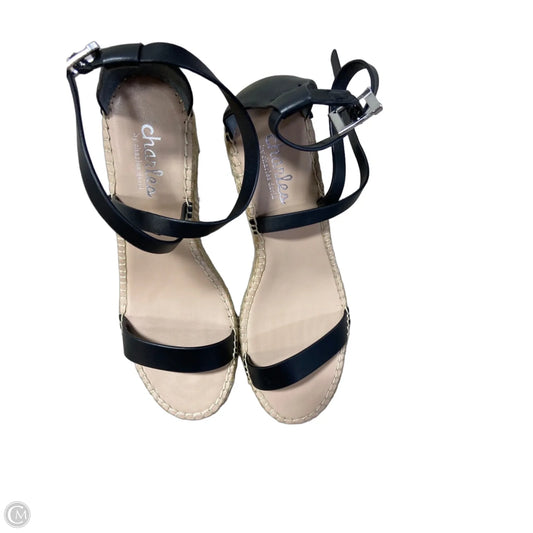 Sandals Heels Platform By Charles By Charles David In Black, Size: 8