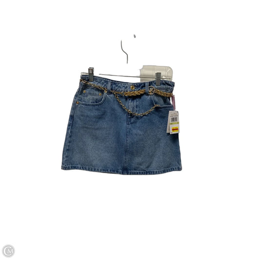 Skirt Mini & Short By Michael By Michael Kors In Blue Denim, Size: S