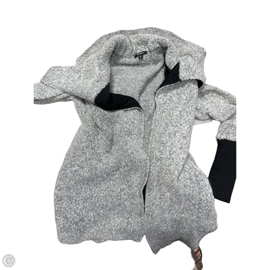 Sweater Cardigan By Xoxo In Grey, Size: M