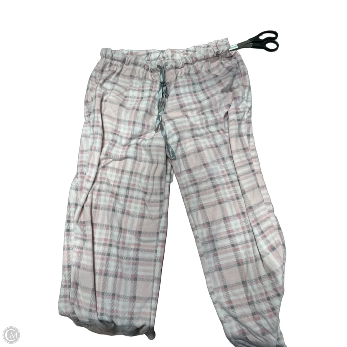 Pajamas 2pc By Tahari In Plaid Pattern, Size: 12