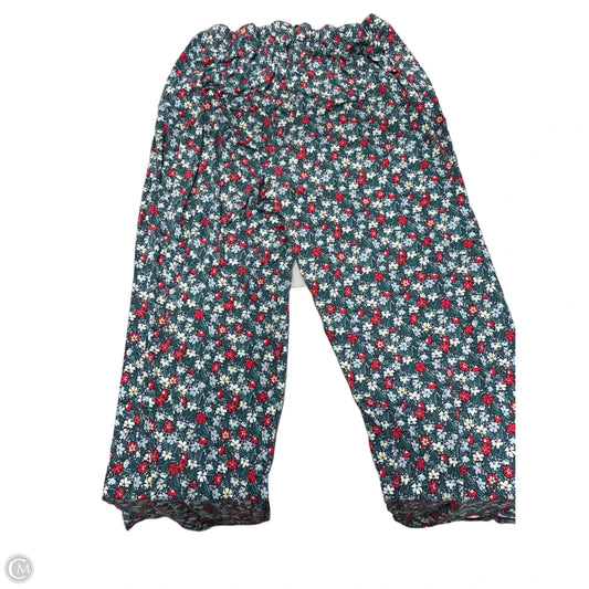 Pajamas 2pc By Clothes Mentor In Floral Print, Size: 12