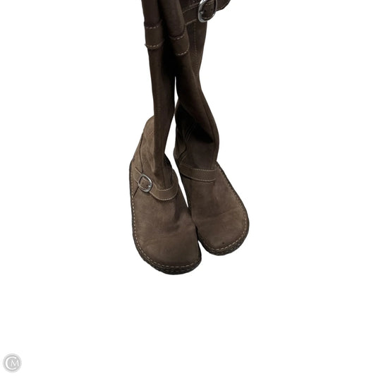 Boots Knee Flats By Born In Brown, Size: 8
