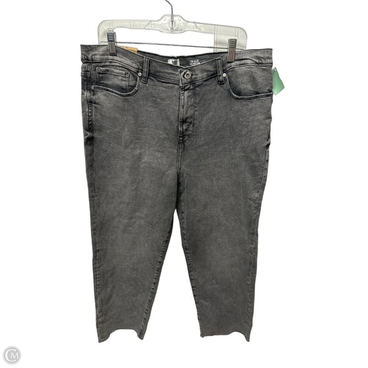 Jeans Straight By Kensie In Black, Size: 18