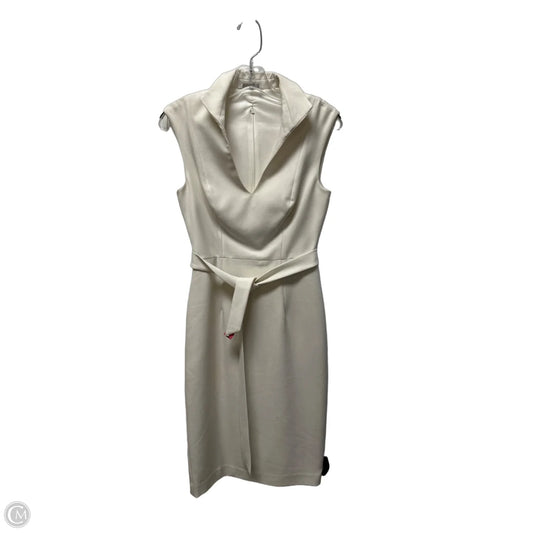 Dress Casual Midi By Black Halo In White, Size: Xs
