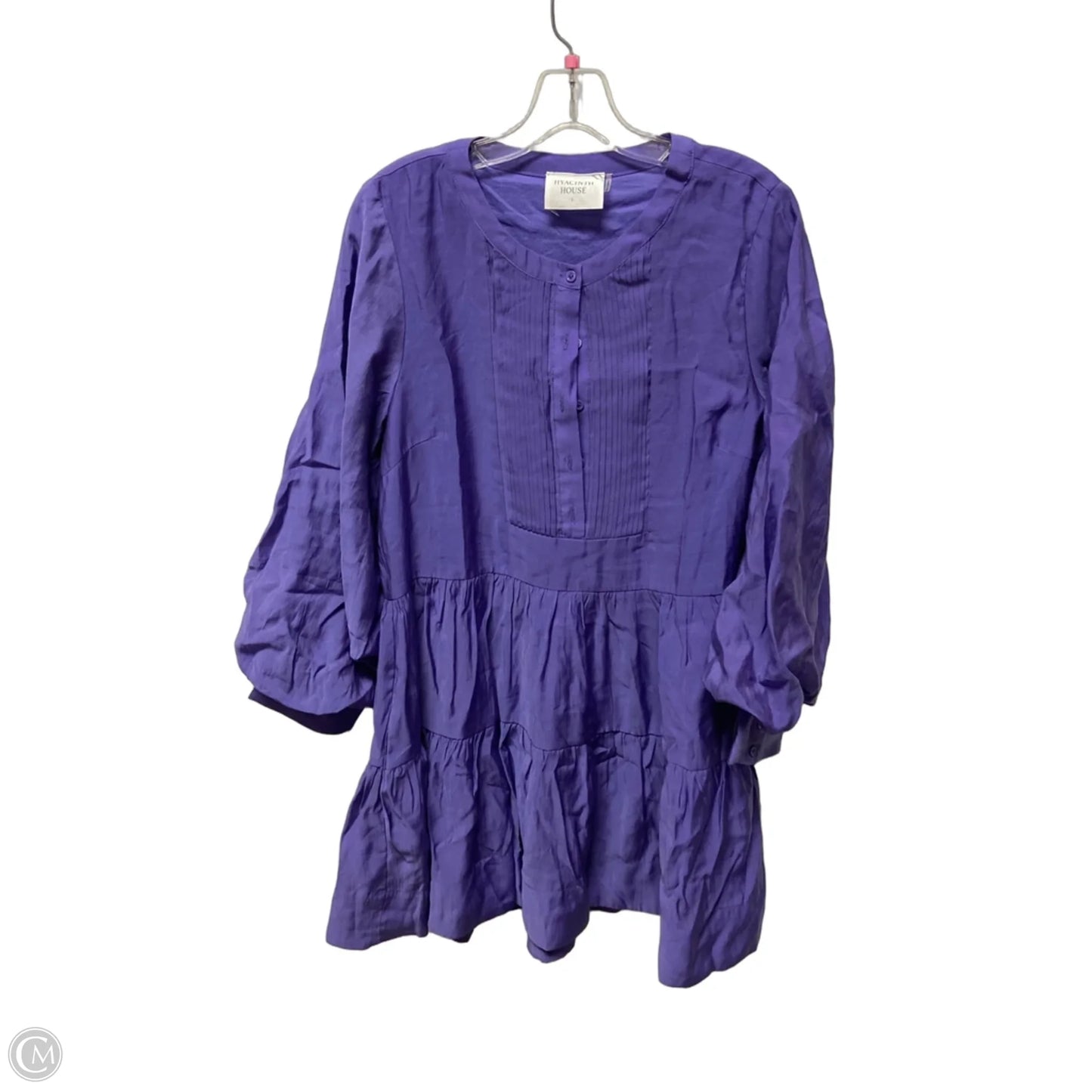 Dress Casual Short By Clothes Mentor In Purple, Size: L