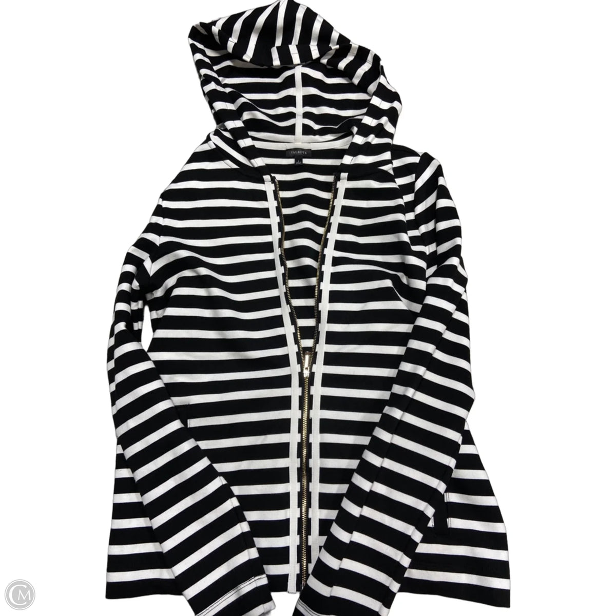 Jacket Other By Talbots In Black & White, Size: S