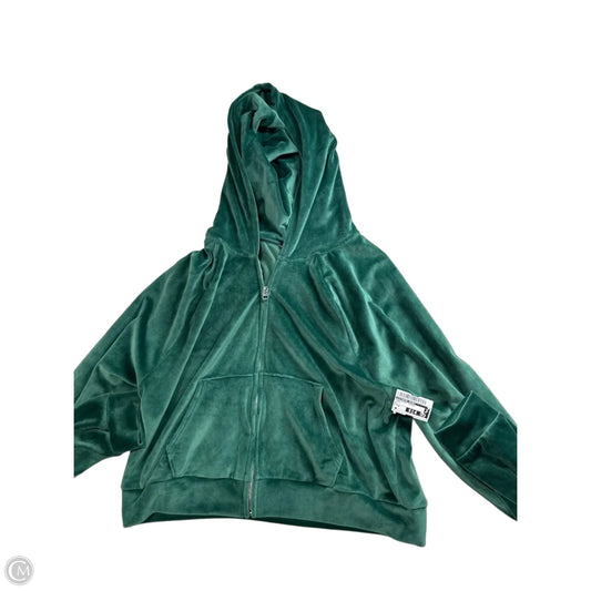 Sweatshirt Hoodie By Victorias Secret In Green, Size: M