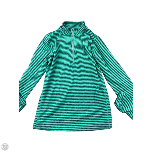 Top Long Sleeve Basic By Nike In Green, Size: S