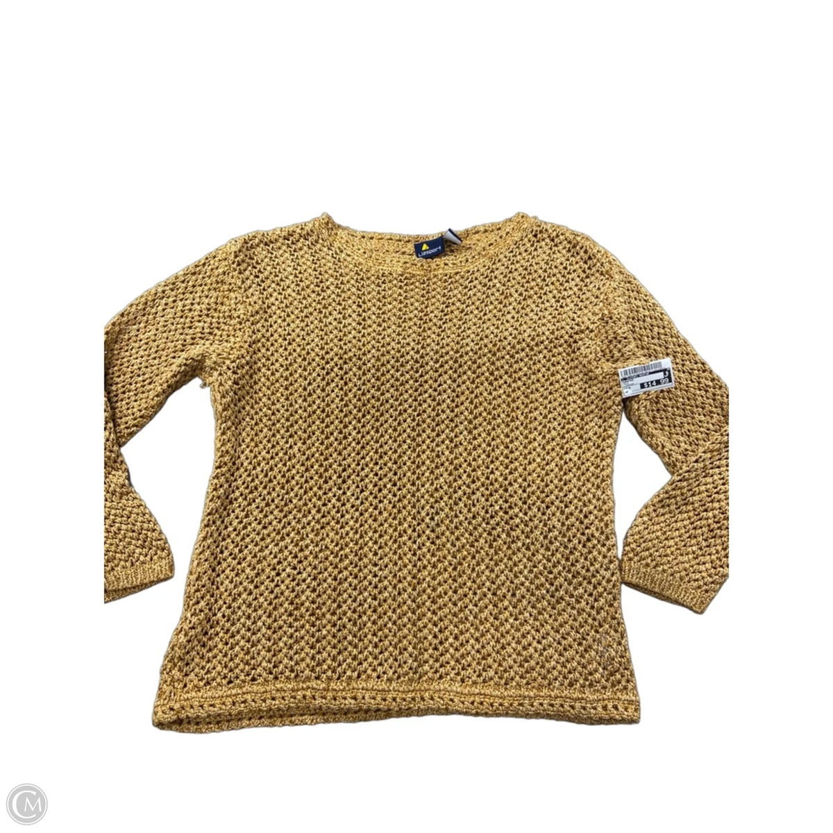 Sweater By Clothes Mentor In Gold, Size: M