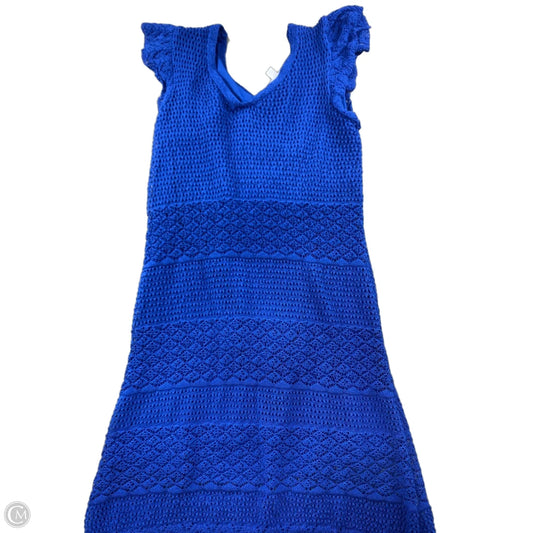 Dress Party Midi By Market & Spruce In Blue, Size: L