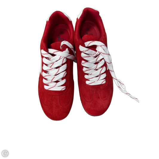 Shoes Athletic By Clothes Mentor In Red, Size: 9
