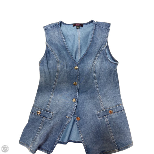 Vest Other By Christian Siriano In Blue, Size: M