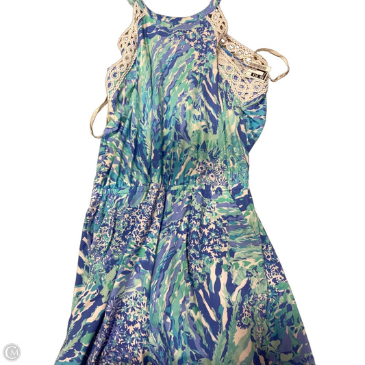 Romper Designer By Lilly Pulitzer In Blue, Size: L