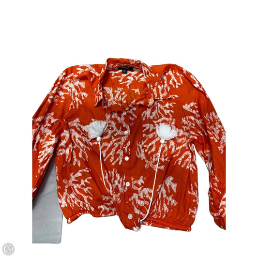 Top Long Sleeve By Karen Kane In Orange, Size: L