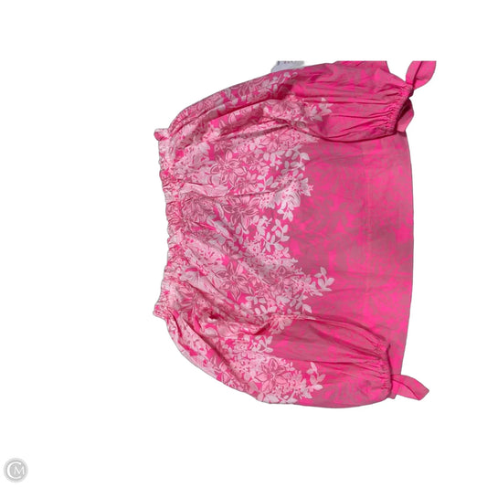 Top Long Sleeve Designer By Lilly Pulitzer In Pink, Size: L