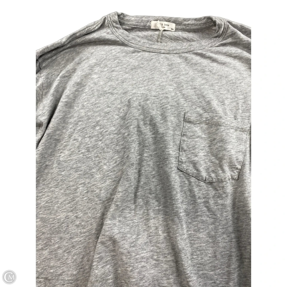 Top Long Sleeve By Rag And Bone In Grey, Size: M