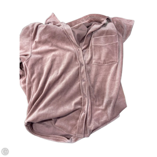 Top 2pc Long Sleeve By Clothes Mentor In Pink, Size: L