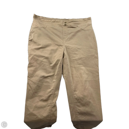 Pants Cargo & Utility By Terra & Sky In Beige, Size: 18