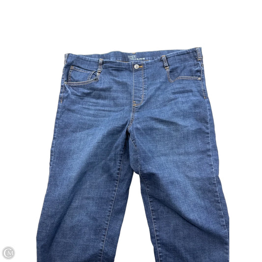 Jeans Straight By Time And Tru In Blue, Size: 18