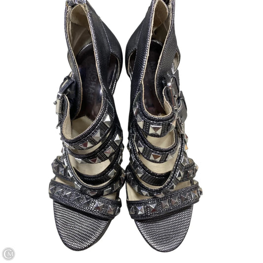 Shoes Designer By Michael Kors In Silver, Size: 6.5