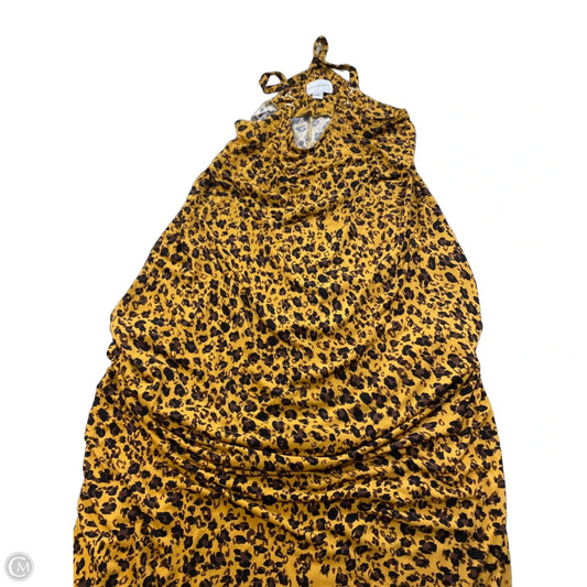 Dress Party Long By Donna Morgan In Animal Print, Size: M