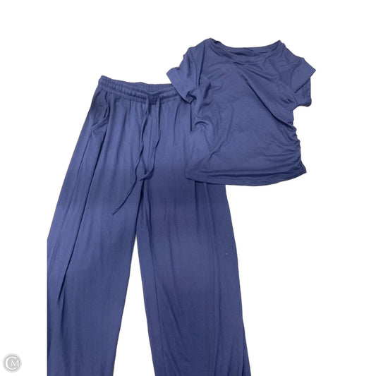 Pants Set 2pc By Clothes Mentor In Blue, Size: S