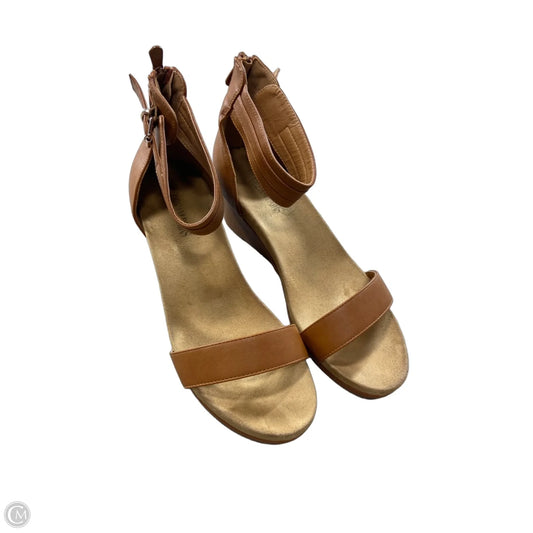 Shoes Heels Wedge By Dream Pairs In Tan, Size: 10