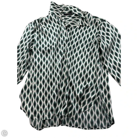 Top Long Sleeve By Lane Bryant In Green, Size: L