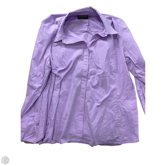 Top Long Sleeve By Lane Bryant In Purple, Size: L