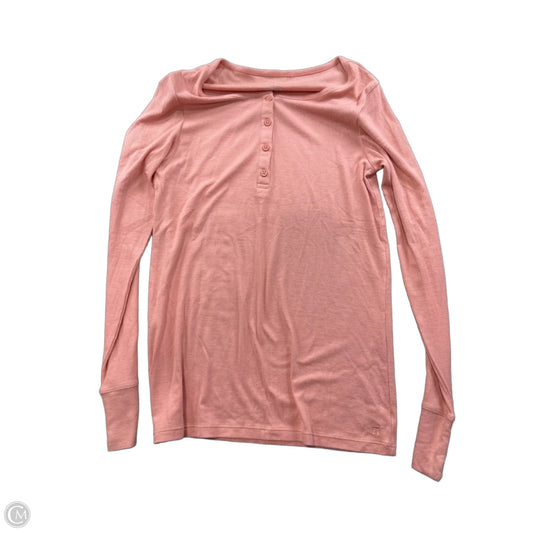 Top Long Sleeve By Clothes Mentor In Peach, Size: M