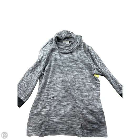 Sweater By Liz Claiborne In Grey, Size: L