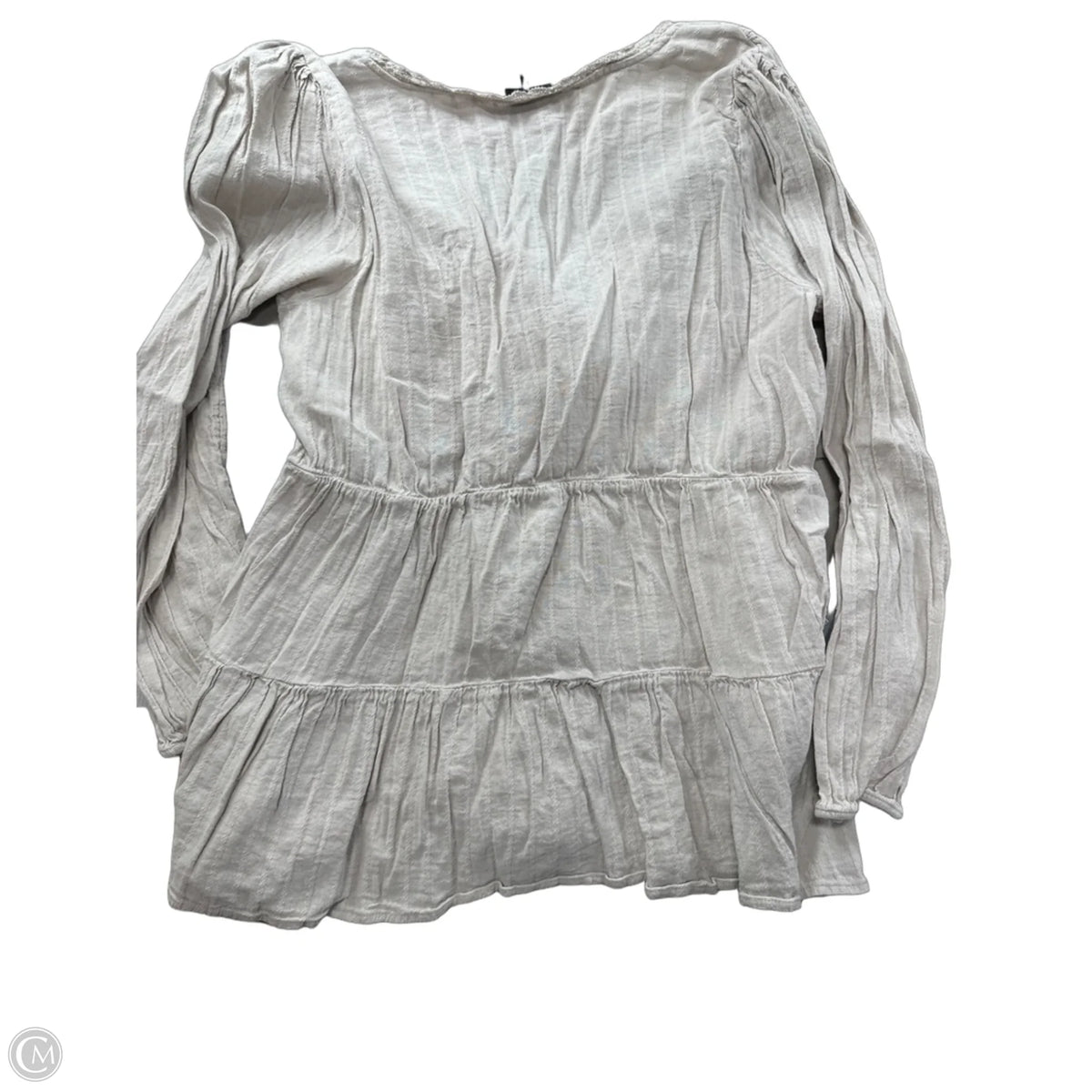 Top Long Sleeve By Torrid In Brown, Size: L