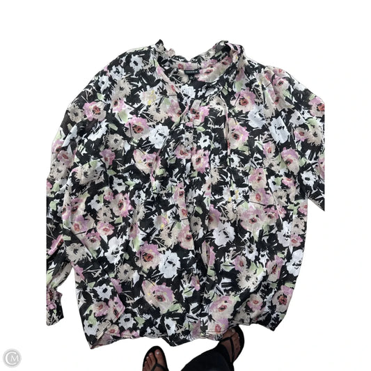 Top Long Sleeve By Torrid In White, Size: 1x