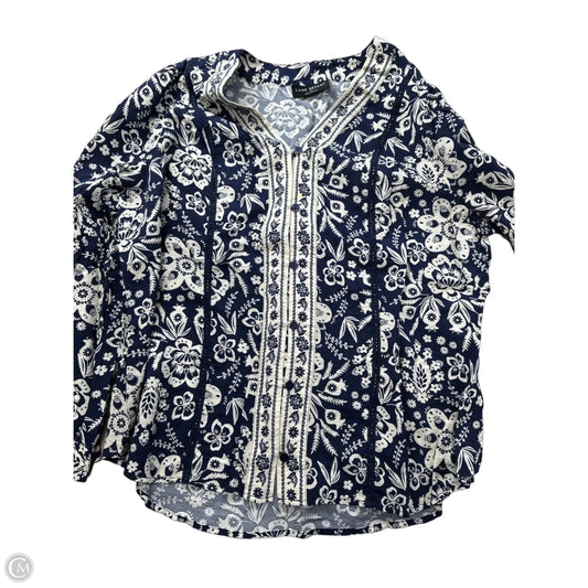 Cardigan By Lane Bryant In Blue, Size: L