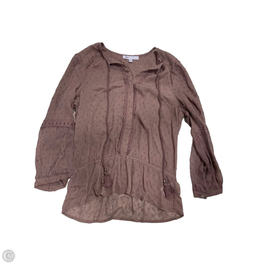 Top Long Sleeve By Dr2 In Purple, Size: Xs