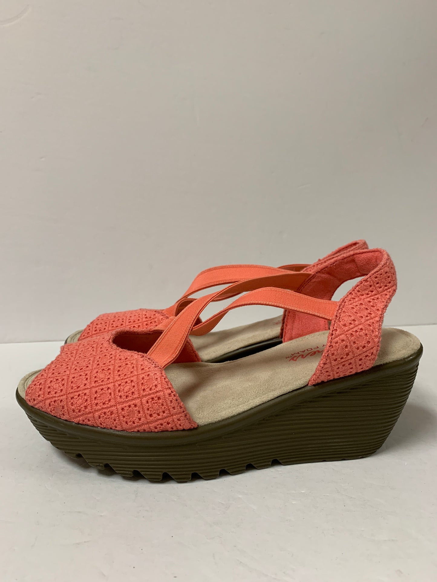 Sandals Heels Wedge By Skechers  Size: 6