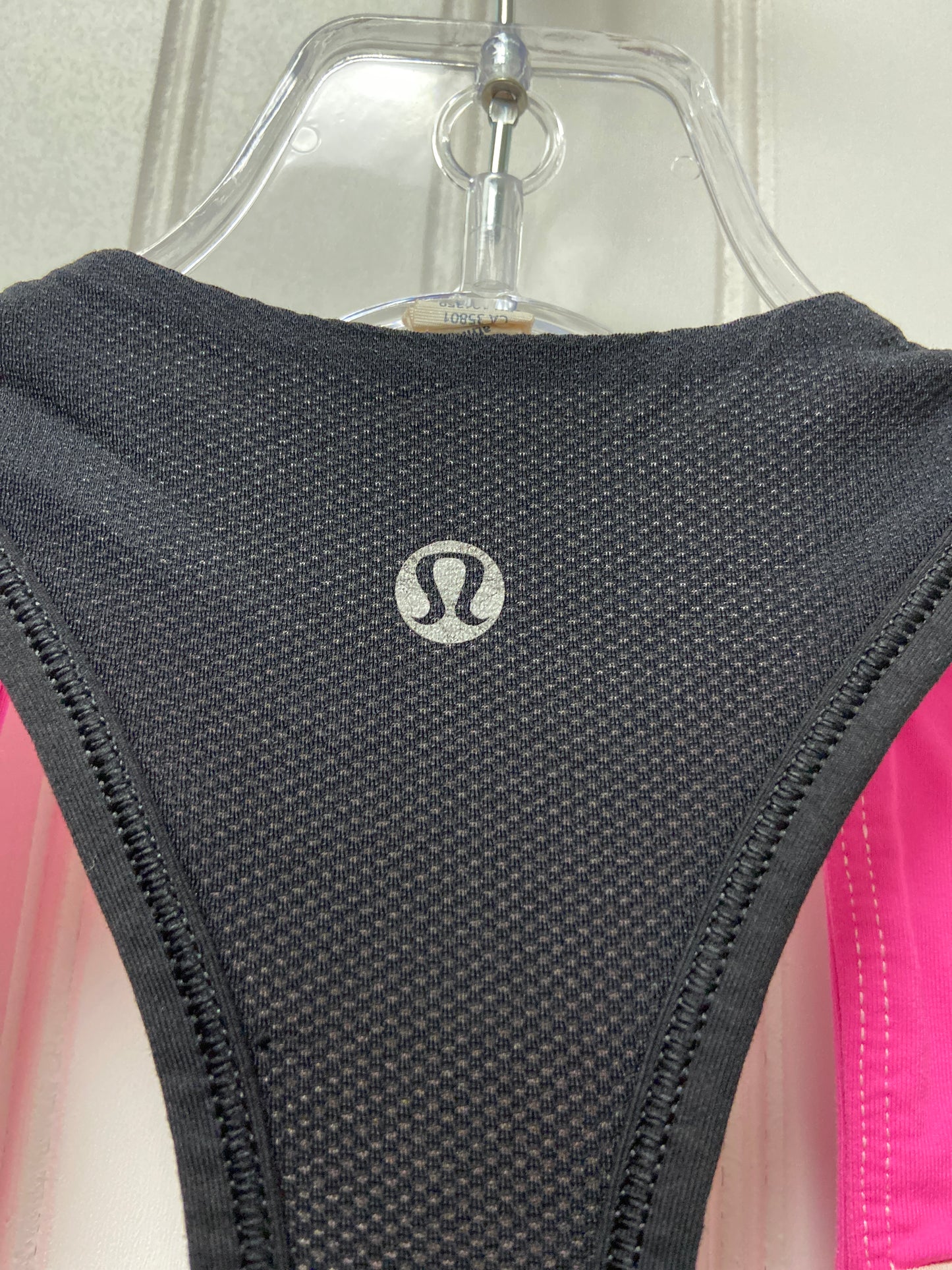 Black & Pink Athletic Tank Top Lululemon, Size S