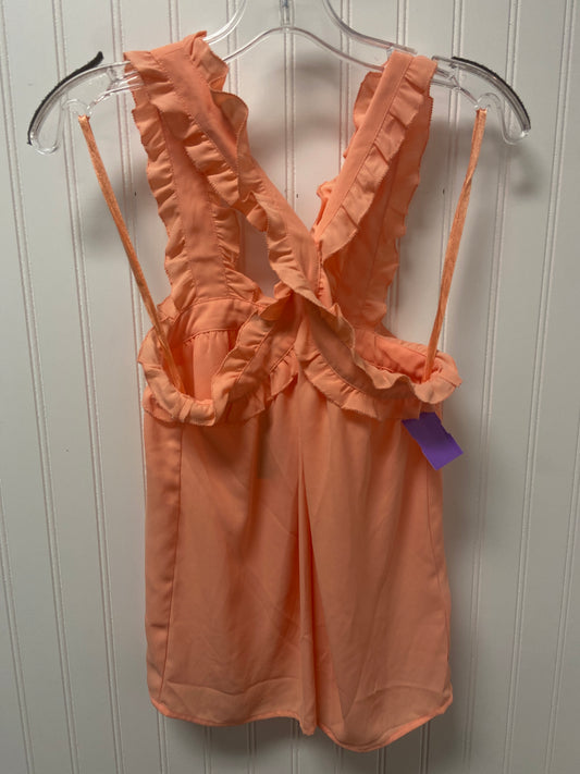 Orange Top Sleeveless J. Crew, Size Xs