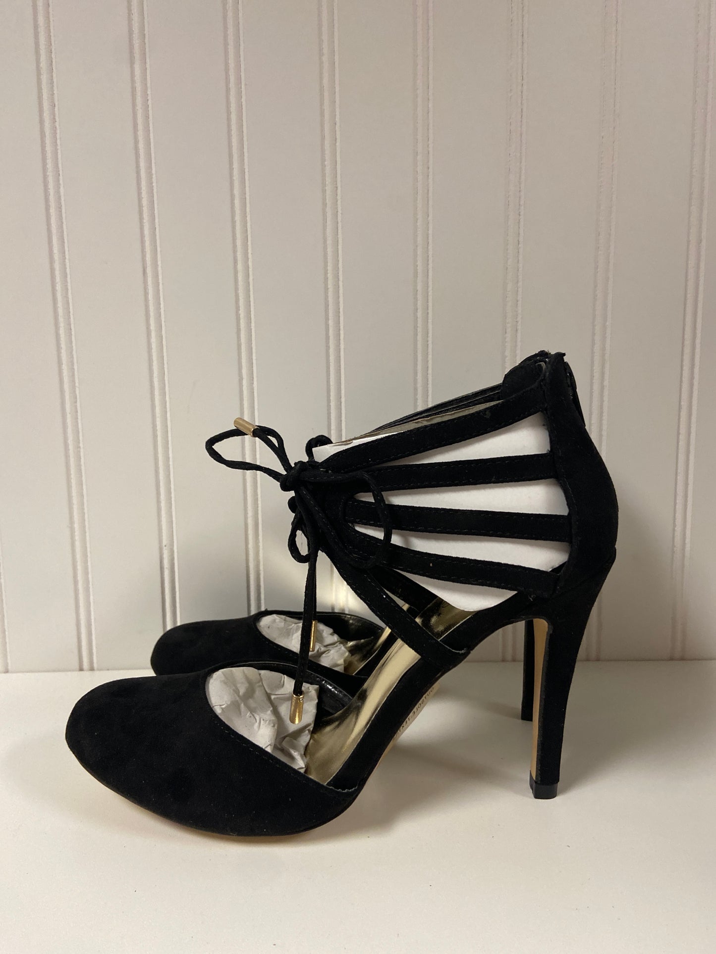 Black Shoes Heels Stiletto Shoedazzle, Size 9