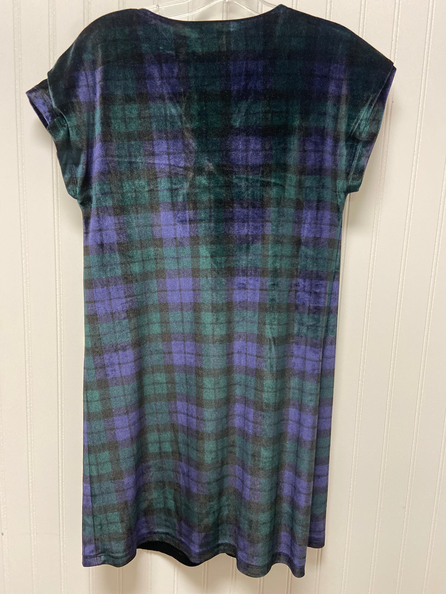 Plaid Pattern Dress Casual Short Vineyard Vines, Size Xxs