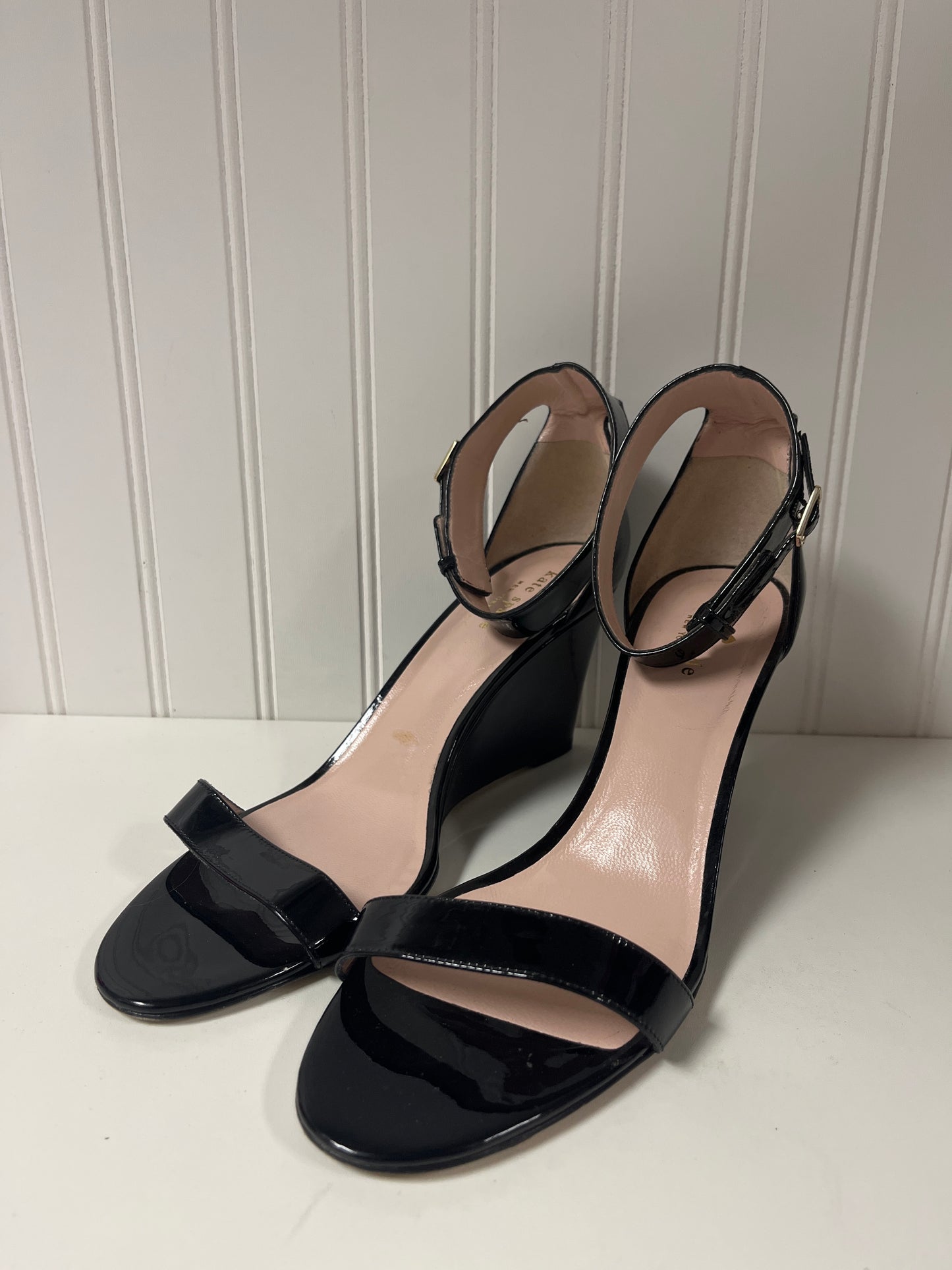 Black Sandals Designer Kate Spade, Size 10