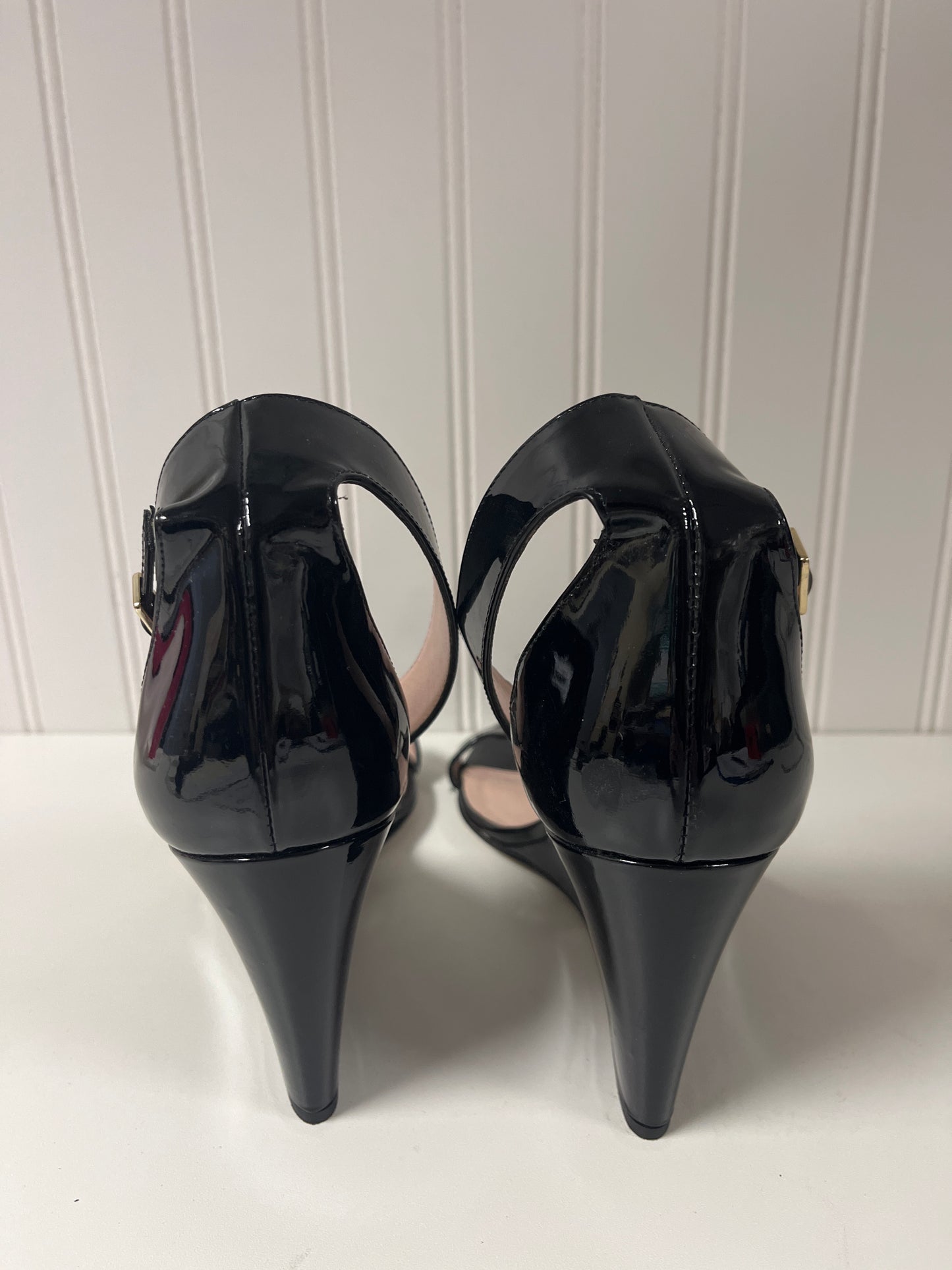 Black Sandals Designer Kate Spade, Size 10