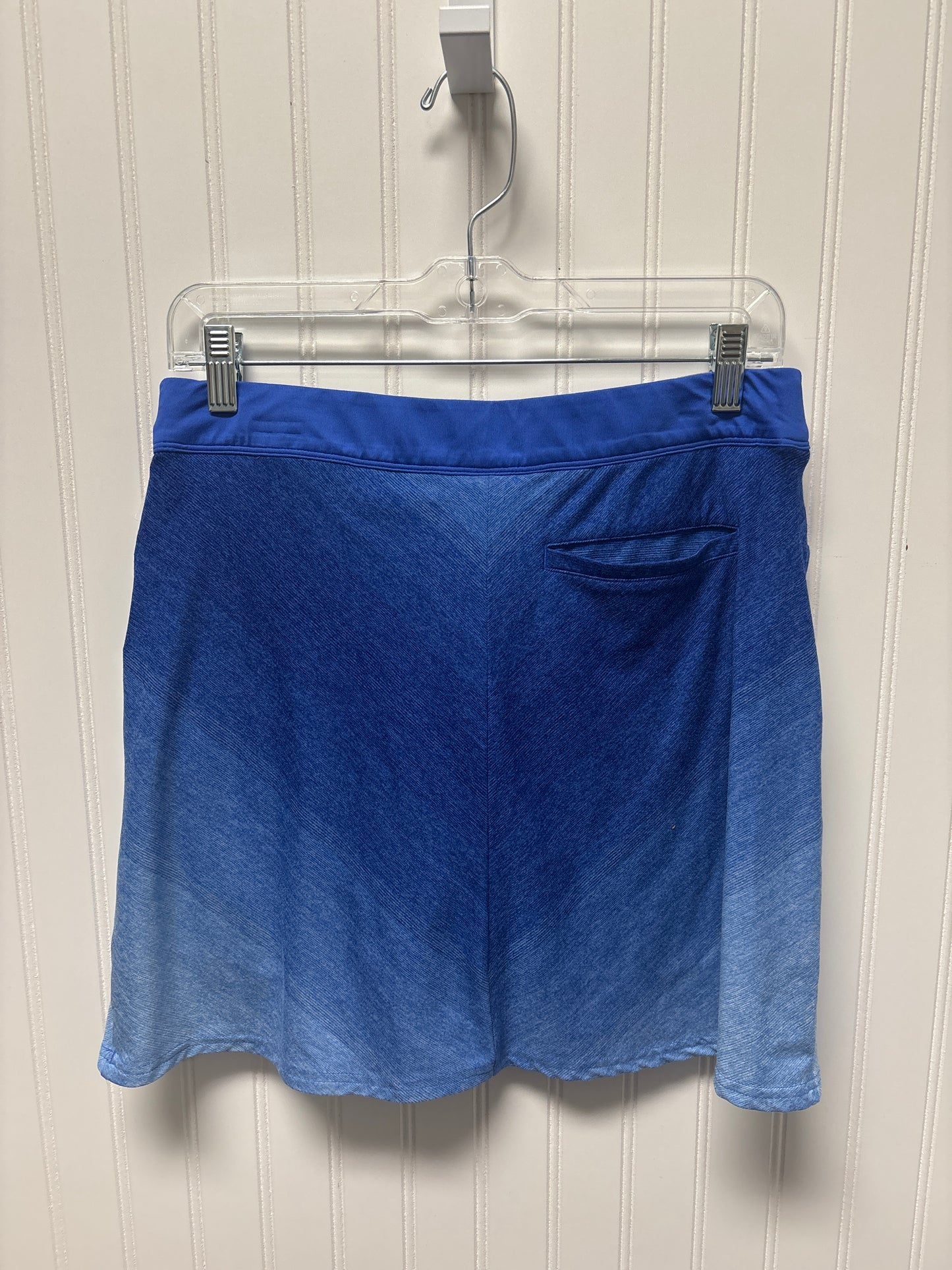 Athletic Skort By Adidas In Blue, Size: S